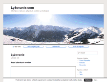 Tablet Screenshot of lyzovanie.com